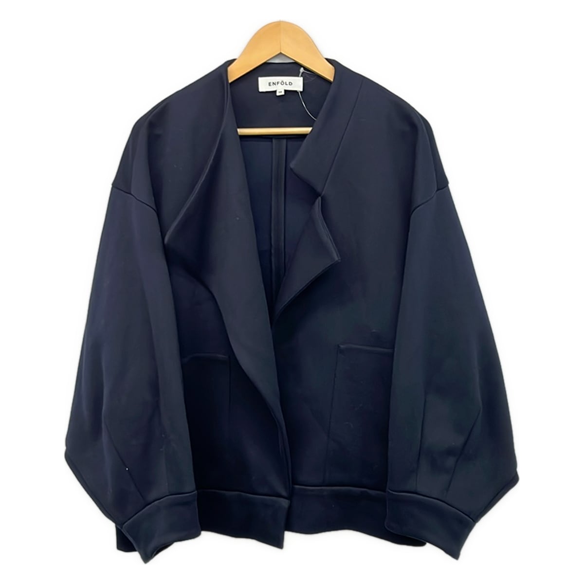 【中古】ENFOLD(エンフォルド) 上衣 長袖/秋 ダークネイビー