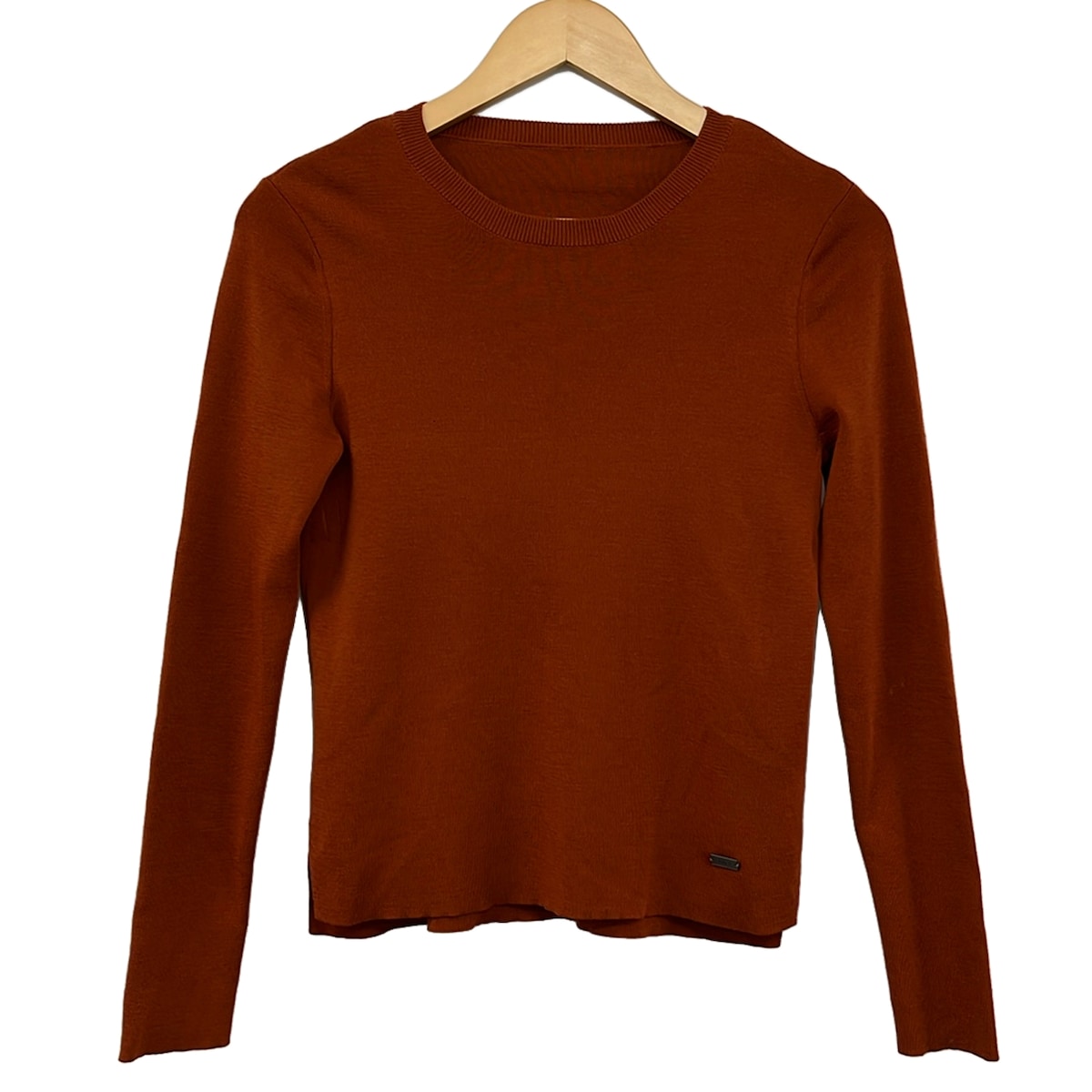 【新着】【中古】FOXEY(フォクシー) 長袖スウェーター 赤銅色