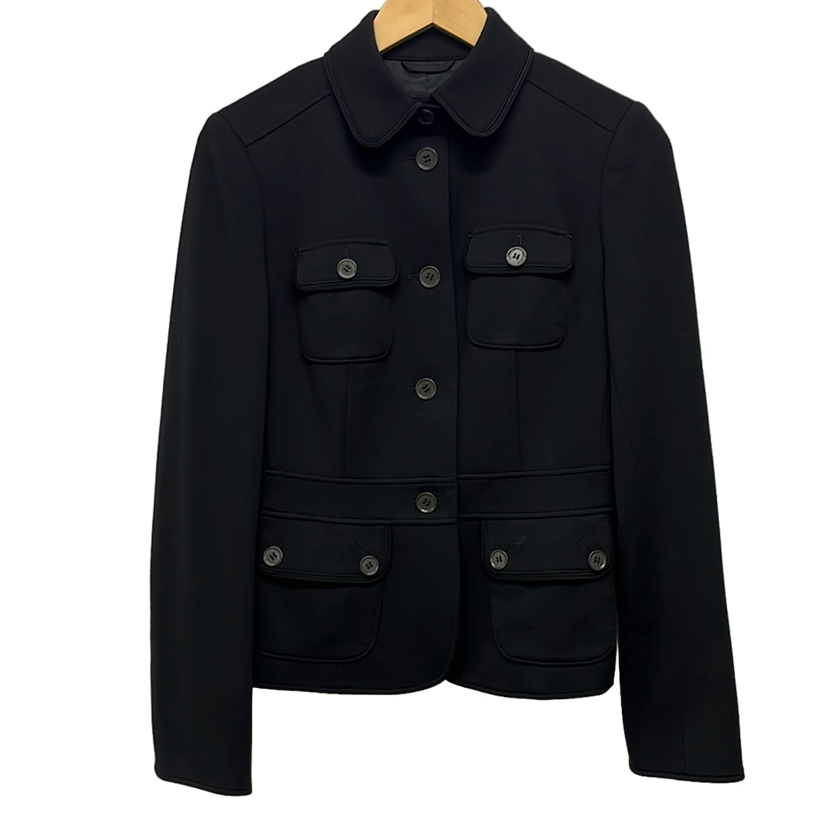 【新着】【中古】Burberry LONDON(バーバリーロンドン) 上衣 パイピング 黒