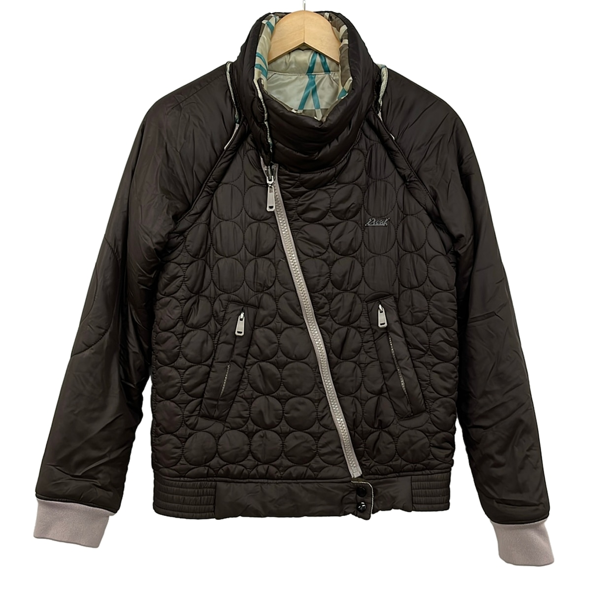 【新着】【中古】DIESEL(ディーゼル) 上衣 長袖/リヴァーシブル/中綿/袖取りはらい可/春/秋 うす暗い赤銅色×カーキ×点火装置サクラ色