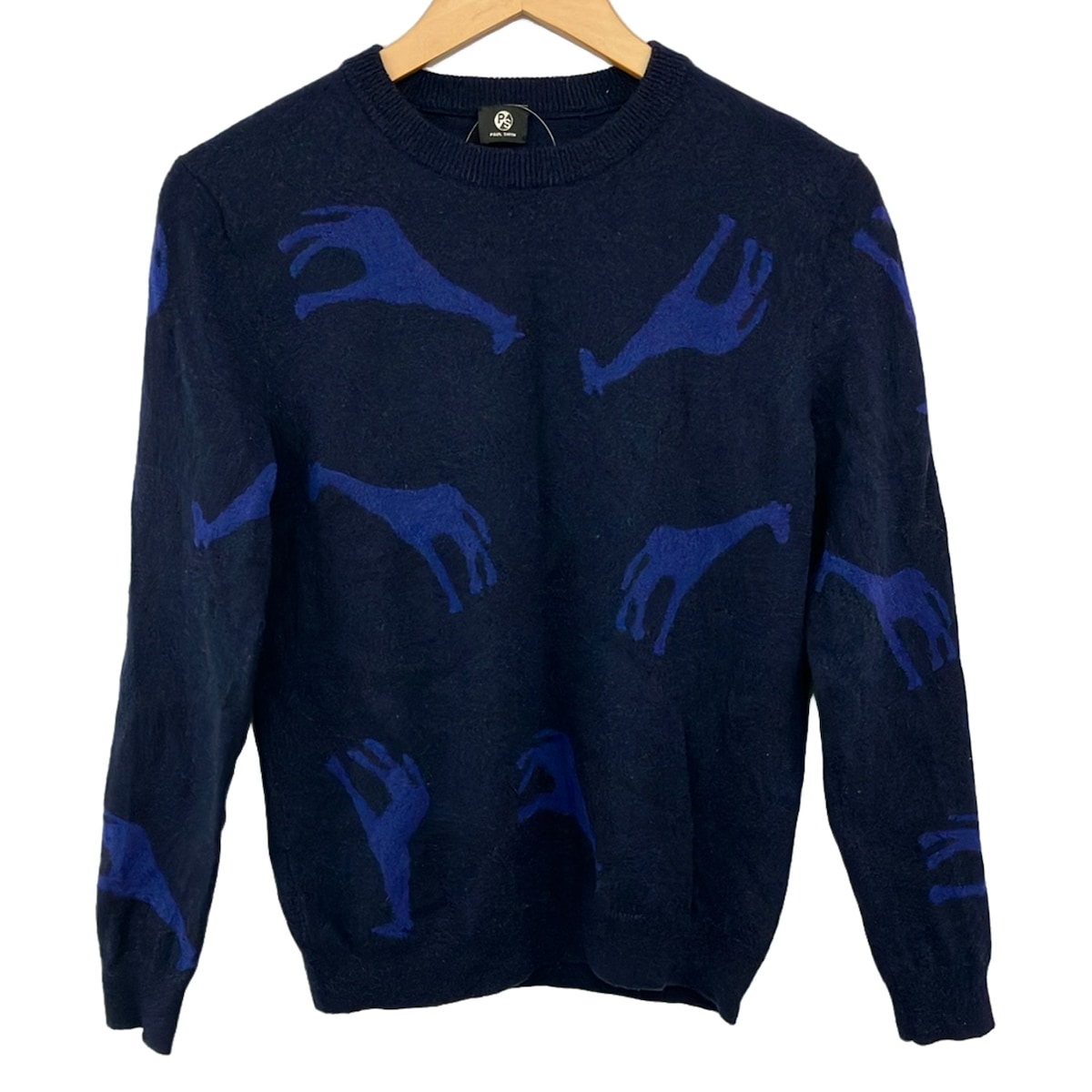 【新着】【中古】PaulSmith(極点スミス) 長袖プルオーバー 麒麟 米国海軍×青碧