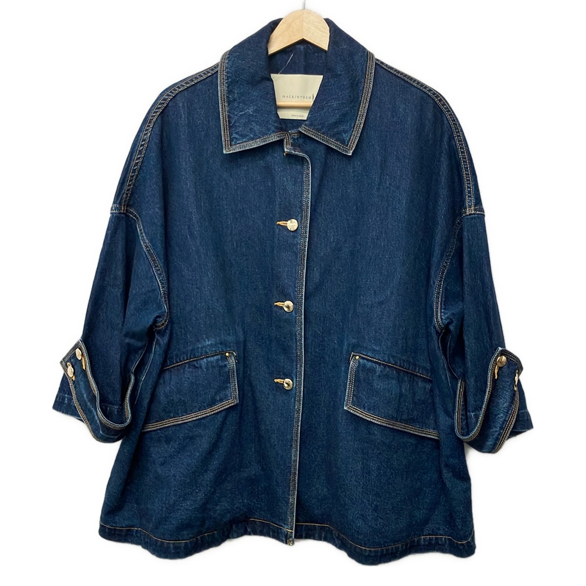 【新着】【中古】MACKINTOSH(マッキントッシュ) 厚地の外套 七分袖/ジーンズ/春/秋 米国海軍