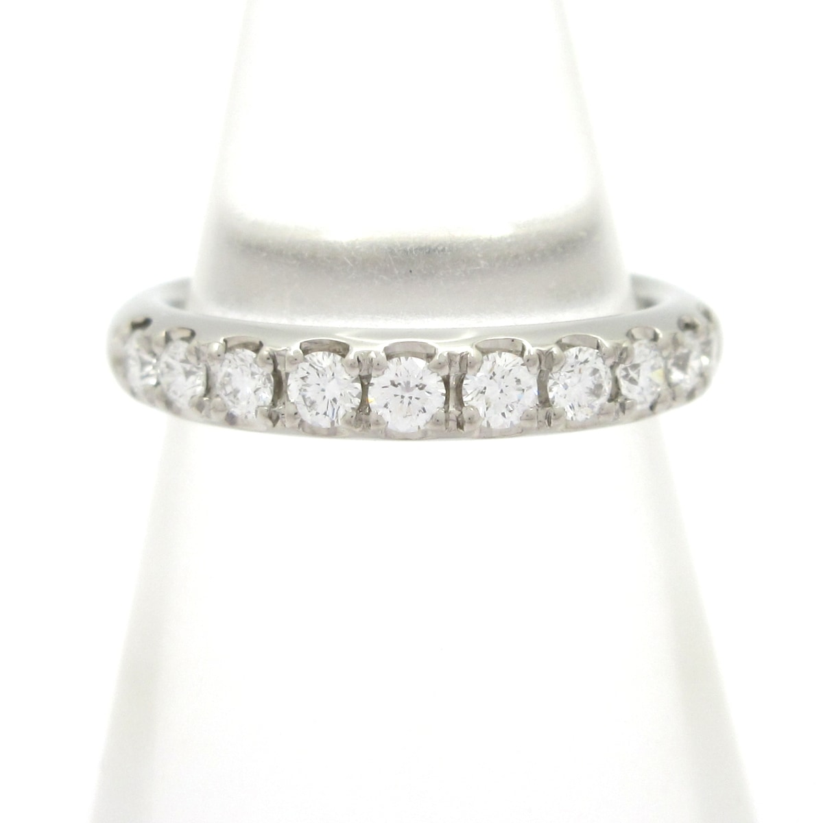 【中古】mikimoto(ミキモト) リング 10Pダイヤ/ダイヤ0.30カラット Pt950×ダイヤモンド|ブランディア 店