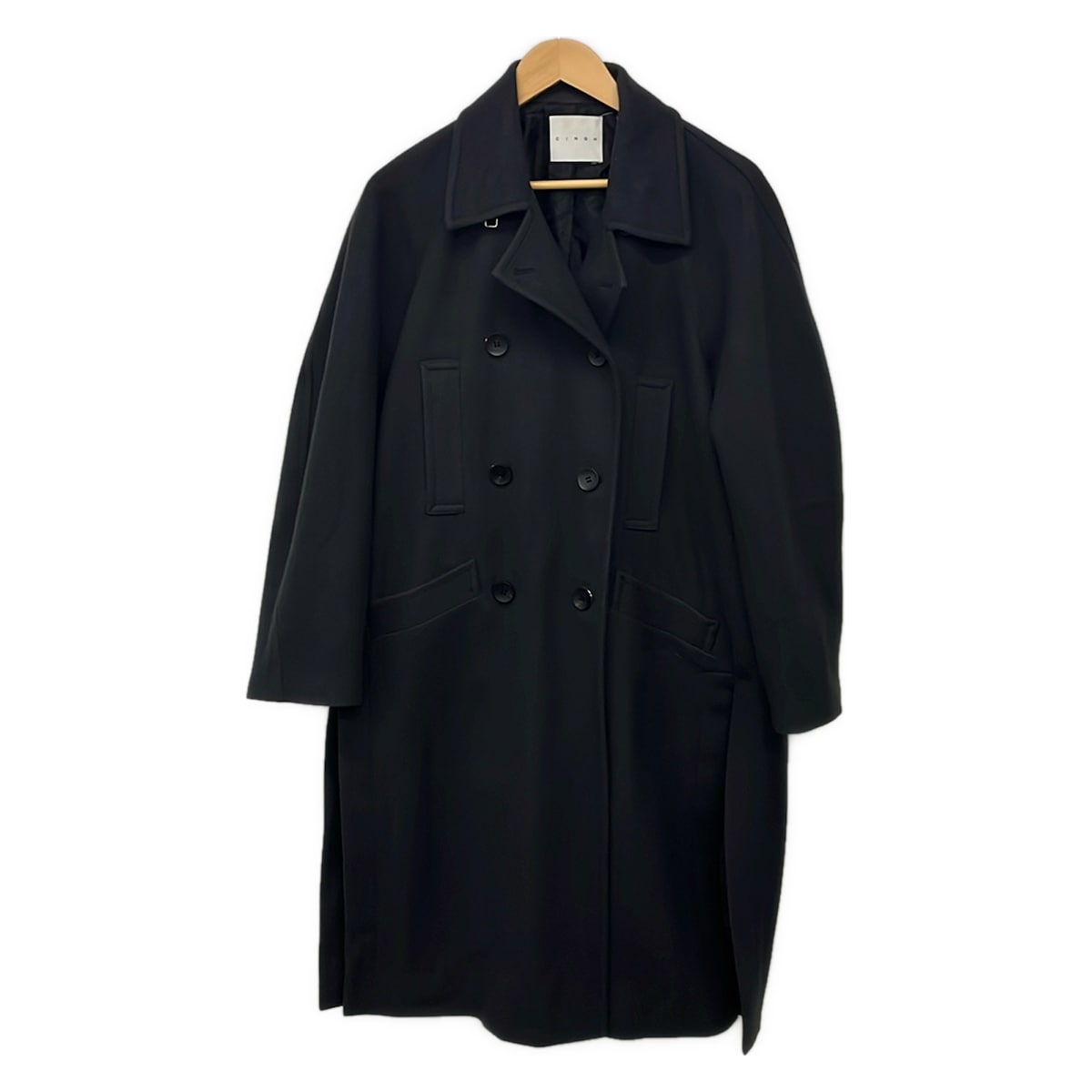 【中古】CINOH(チノ) 厚地の外套 長袖/秋/冬 靉靆たる薄墨色