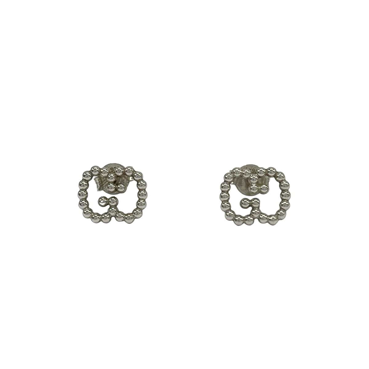 【中古】GUCCI(グッチ) インターロッキングG ピアス シルバー|ブランディア 店
