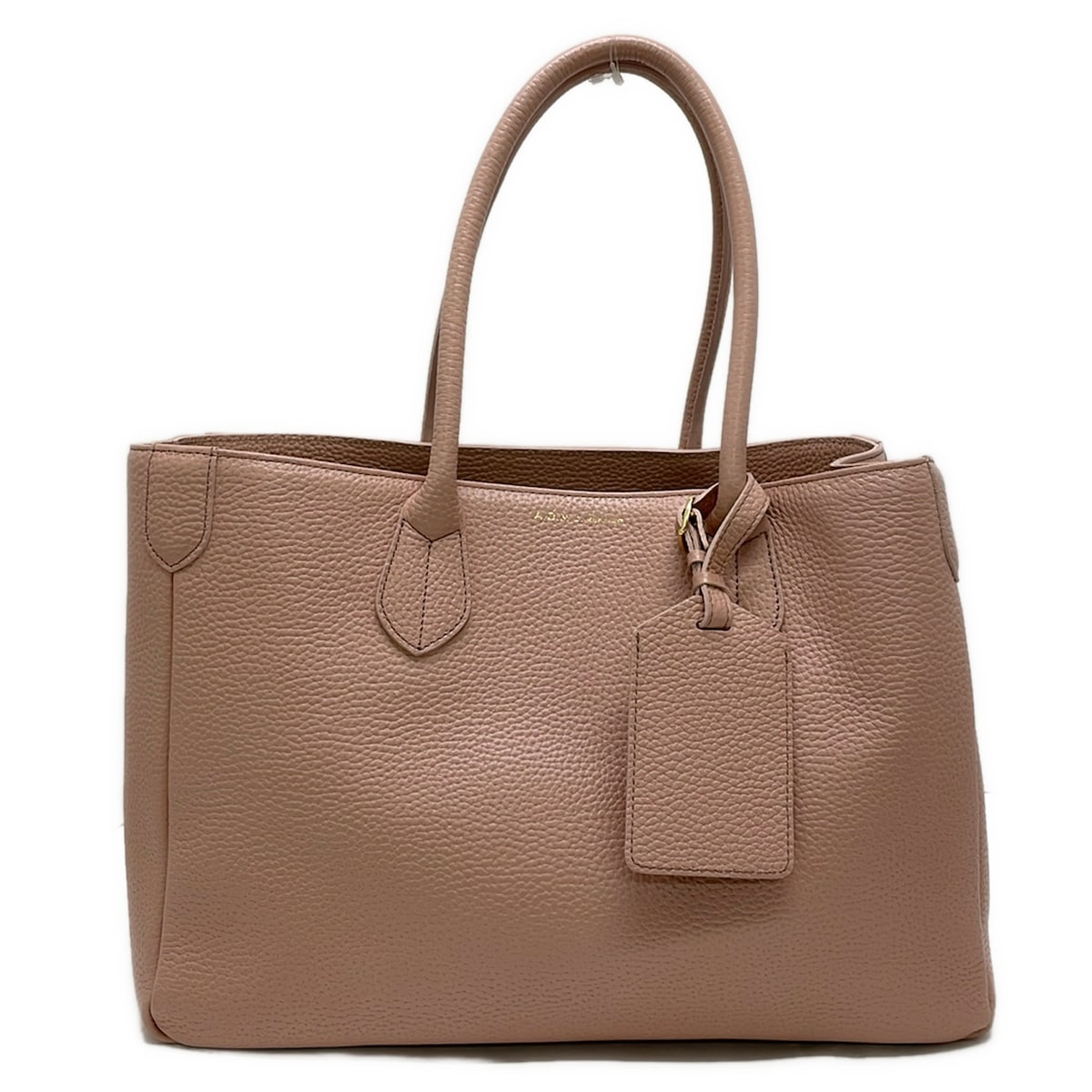 【新着】【中古】AccessoiresDeMademoiselle(ADMJ)(アクセソワ・ドゥ・マドモワゼル) トートバッグ ライトピンク レザー｜ブランディア　店