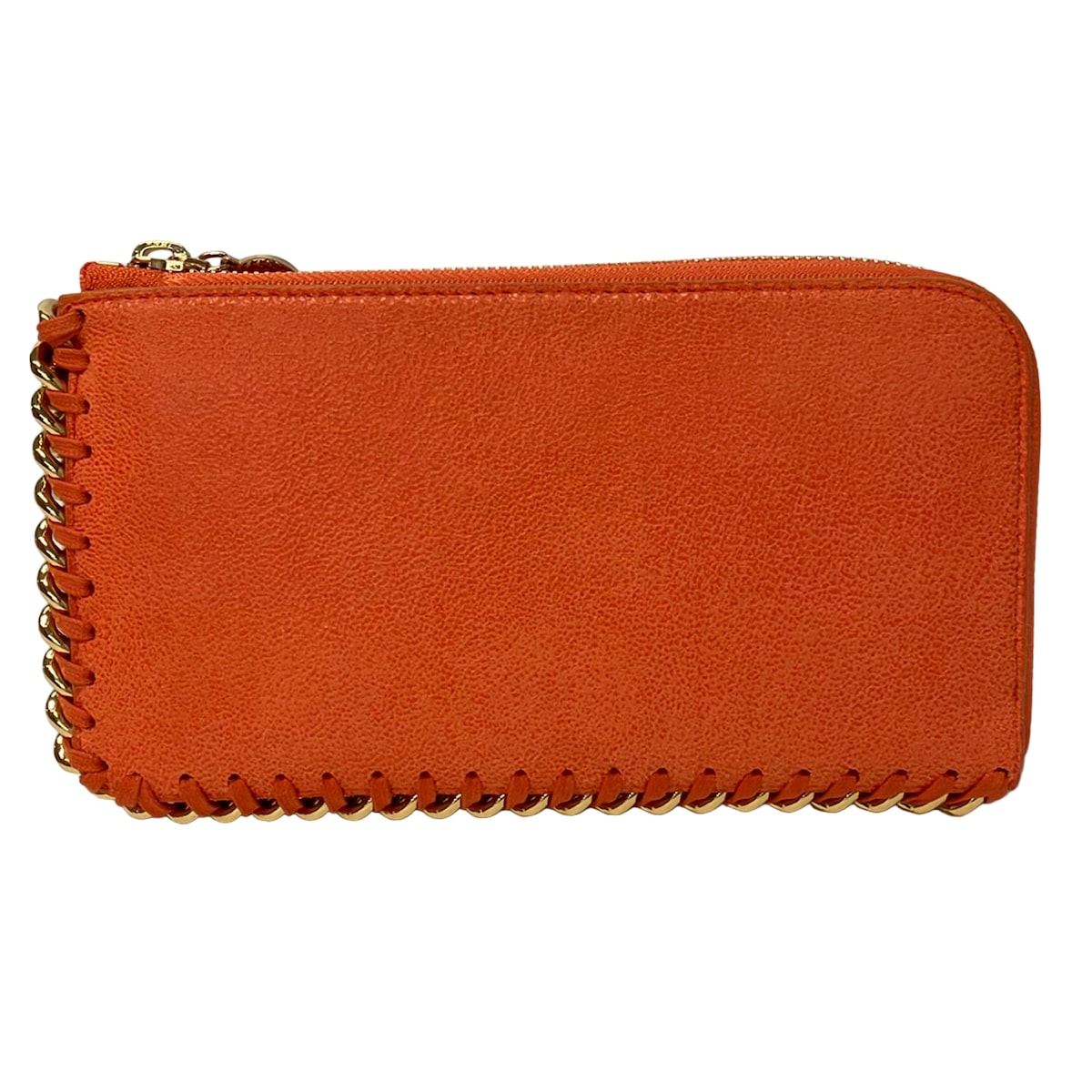 【新着】【中古】stellamccartney(ステラマッカートニー) ファラベラ 長財布 オレンジ｜ブランディア　店