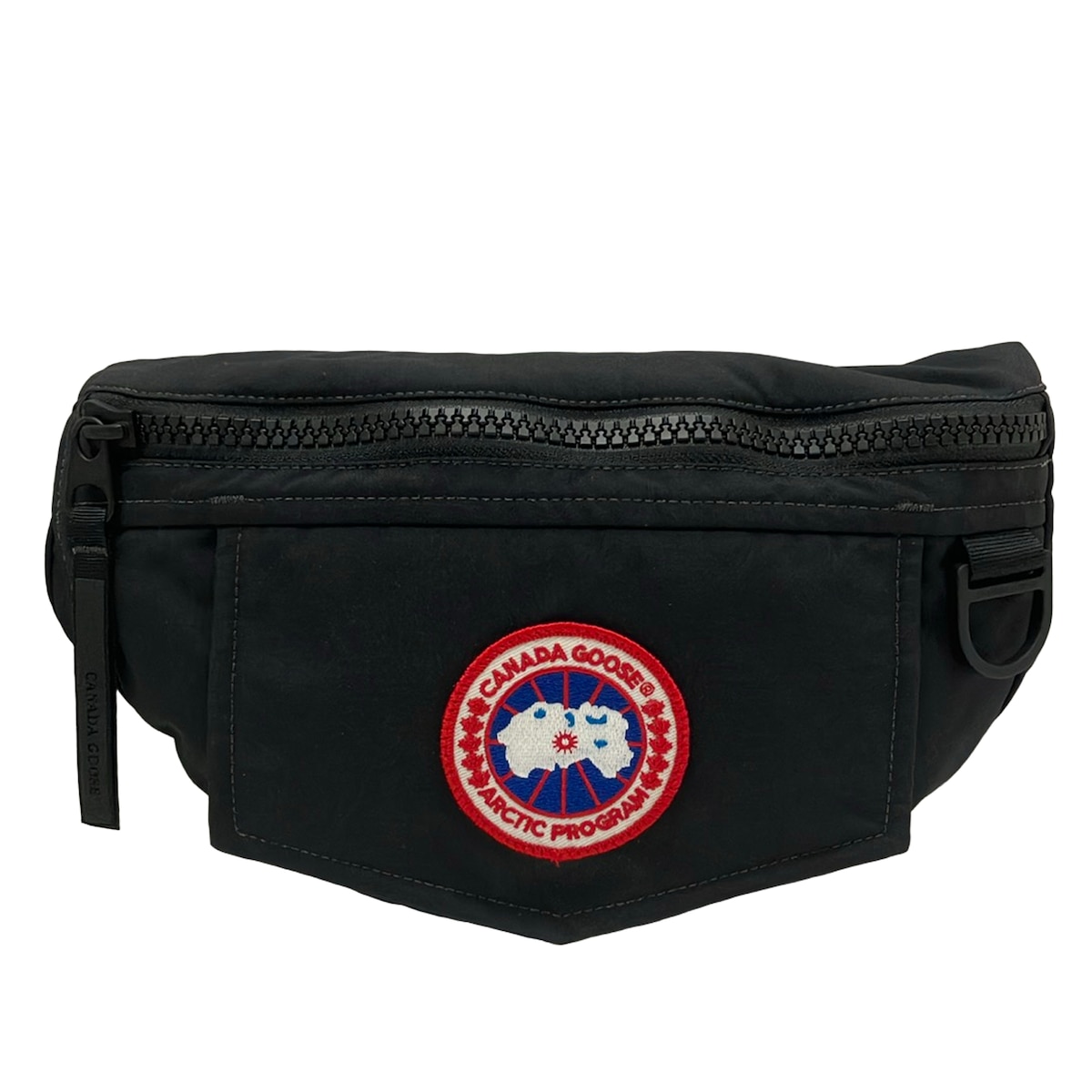 【新着】【中古】CANADA GOOSE(カナダグース) ウエストポーチ ワッペン 黒|ブランディア 店