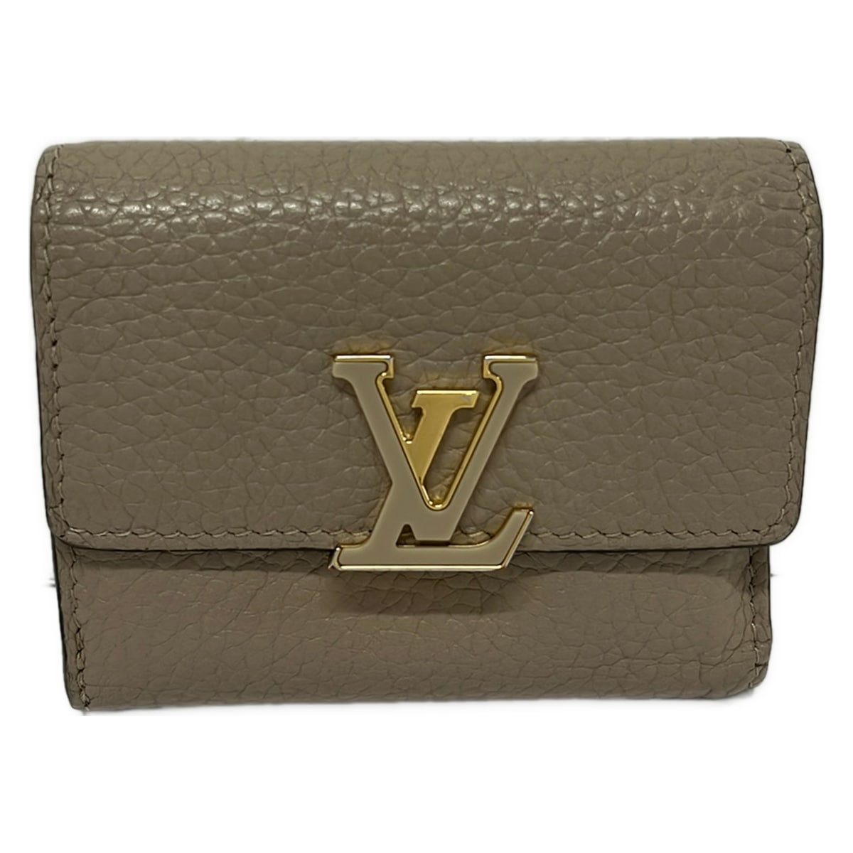 【新着】【中古】LOUIS VUITTON(ルイヴィトン) ポルトフォイユカプシーヌXS 3つ折り財布 ガレ レザー、牛革｜ブランディア　店