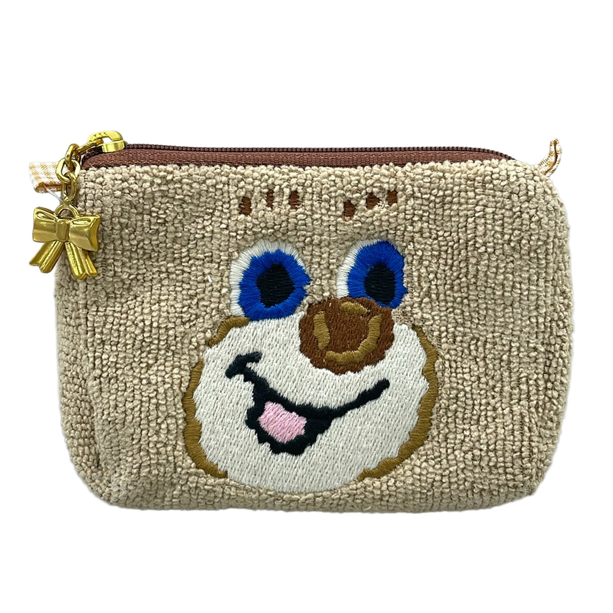 【中古】FEILER(フェイラー) コインケース LOVERARY ベージュ&times;ブルー&times;マルチ｜ブランディア　店