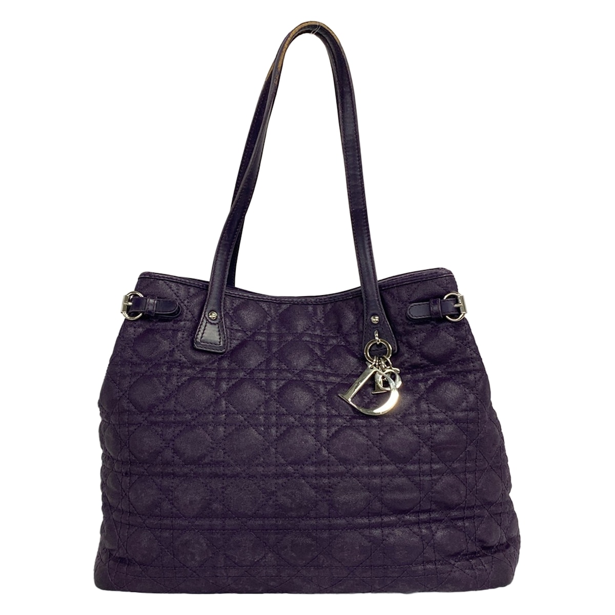 【新着】【中古】DIOR/ChristianDior(ディオール/クリスチャンディオール) パナレア トートバッグ パープル レザー|ブランディア 店