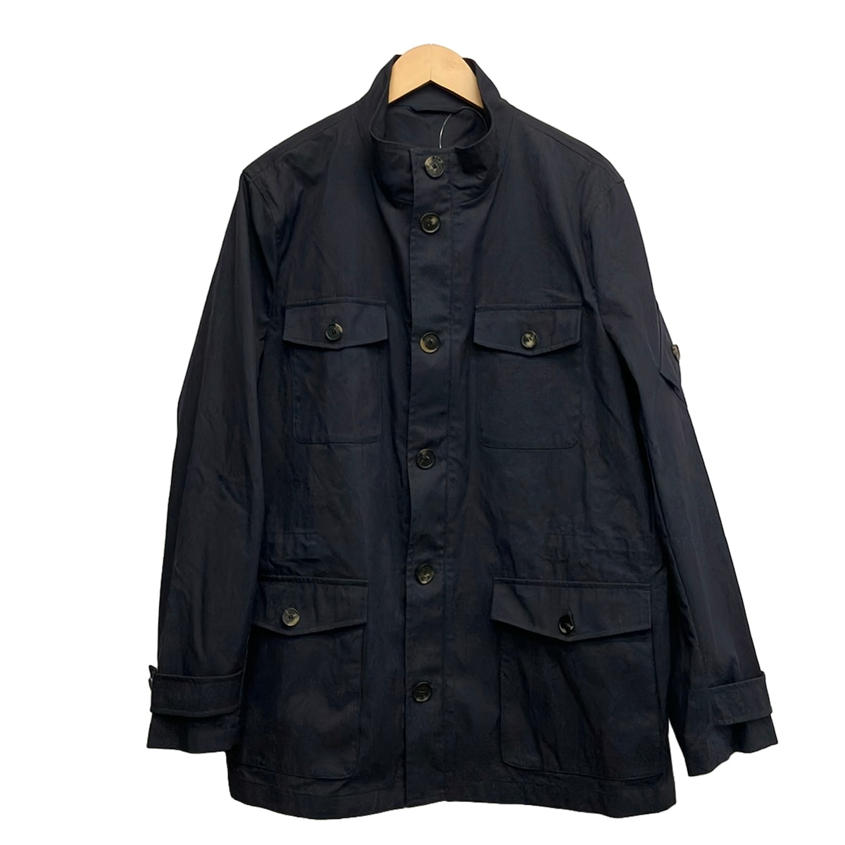 【新着】【中古】FERRAGAMO/SalvatoreFerragamo(サルバトーレフェラガモ) コート 長袖/春/秋 ダークネイビー|ブランディア 店