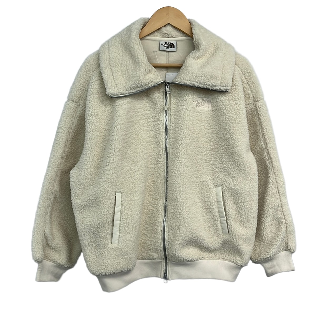 【新着】【中古】THE NORTH FACE(ノースフェイス) ブルゾン 長袖/フリース/ジップアップ/冬 アイボリー｜ブランディア　店