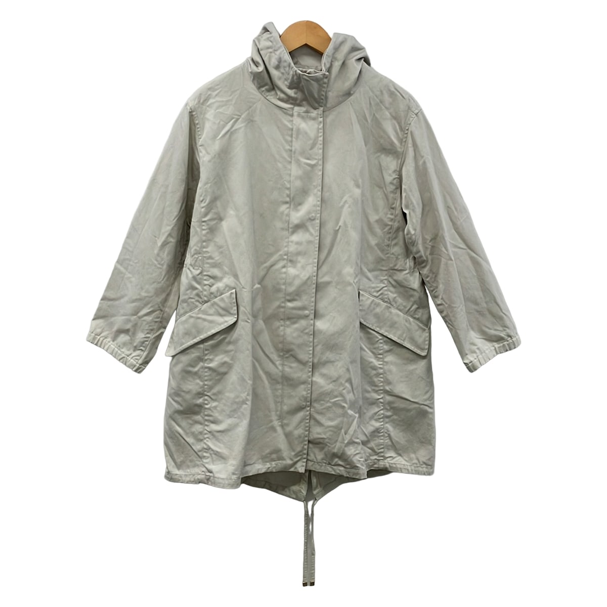【新着】【中古】Max Mara(マックスマーラ) コート 長袖/ジップアップ/オールシーズン アイボリー|ブランディア 店