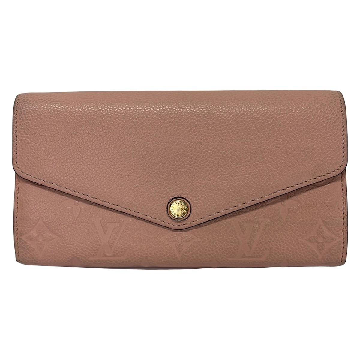 【新着】【中古】LOUIS VUITTON(ルイヴィトン) ポルトフォイユサラ 長財布 ローズ・バレリーヌ レザー｜ブランディア　店