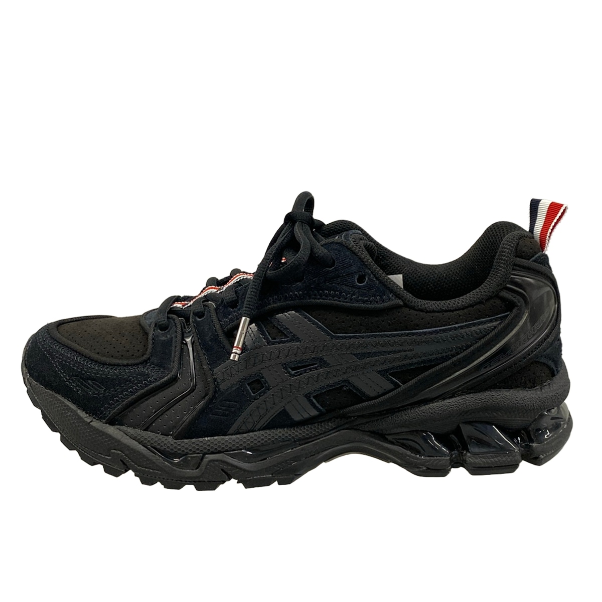 【新着】【中古】THOM BROWNE(トムブラウン) GEL-KAYANO 14(ゲルカヤノ14) スニーカー インソール取外し可/asicsコラボ 黒｜ブランディア　店