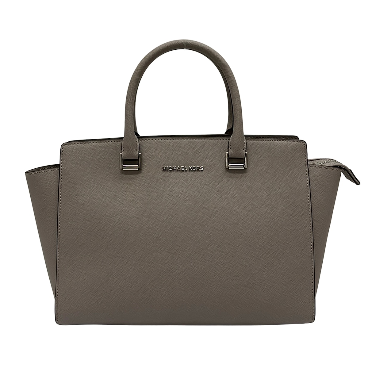 【新着】【中古】MICHAEL KORS(マイケルコース) ハンドバッグ グレー レザー｜ブランディア　店 8,075円