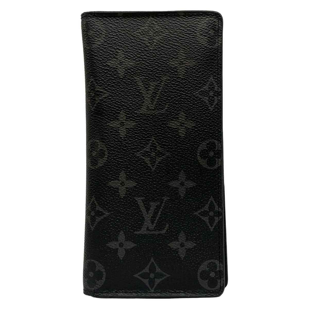 【新着】【中古】LOUIS VUITTON(ルイヴィトン) ポルトフォイユ・ブラザ 長財布 イニシャル刻印 モノグラム･エクリプス｜ブランディア　店
