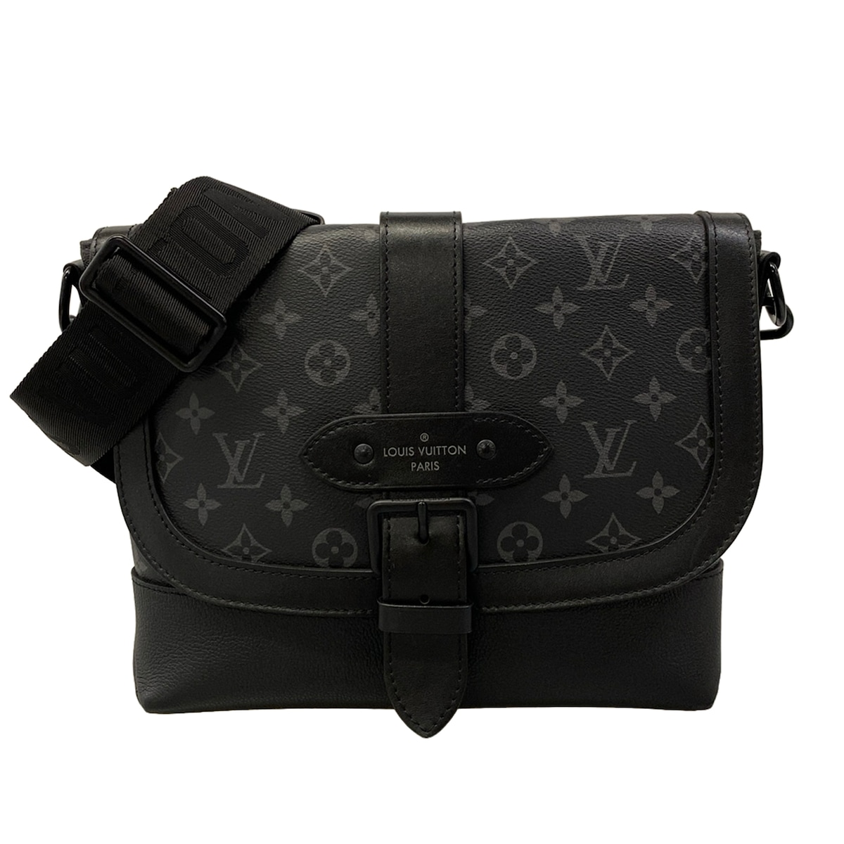 【新着】【中古】LOUIS VUITTON(ルイヴィトン) ソミュールメッセンジャー ショルダーバッグ モノグラムエクリプス|ブランディア 店