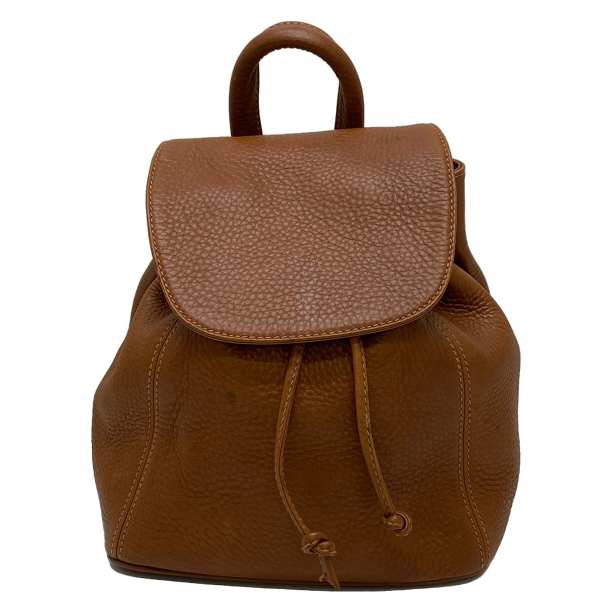 【新着】【中古】COACH(コーチ) リュックサック オールドコーチ ブラウン レザー｜ブランディア　店