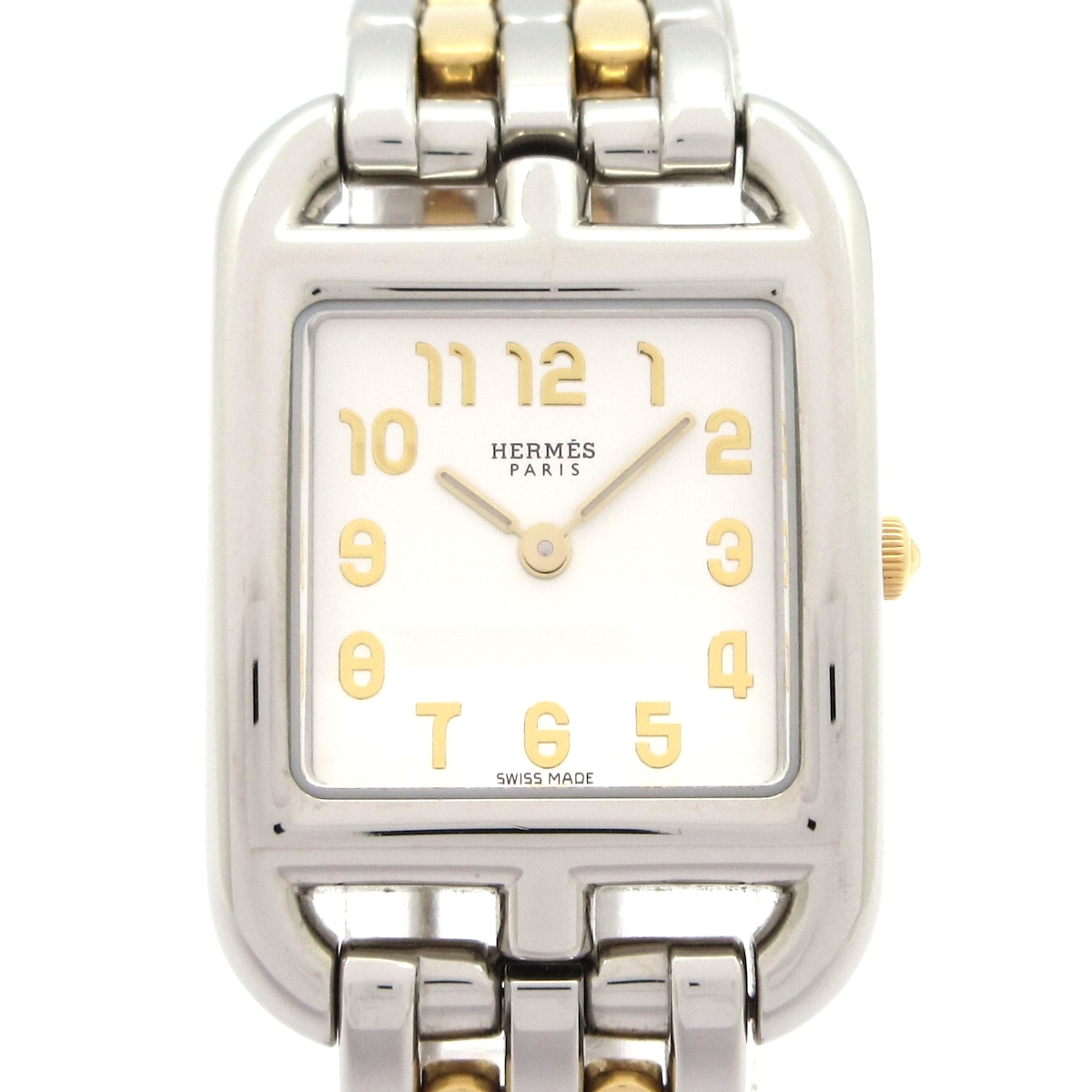 【新着】【中古】HERMES(エルメス) ケープコッド 腕時計 SS&times;K18YG 白｜ブランディア　店 238,212円