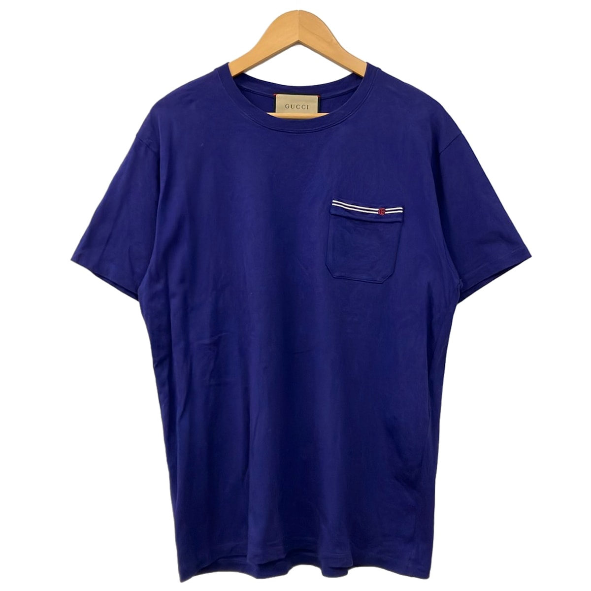 【新着】【中古】GUCCI(グッチ) 半袖Tシャツ クルーネック パープル|ブランディア 店