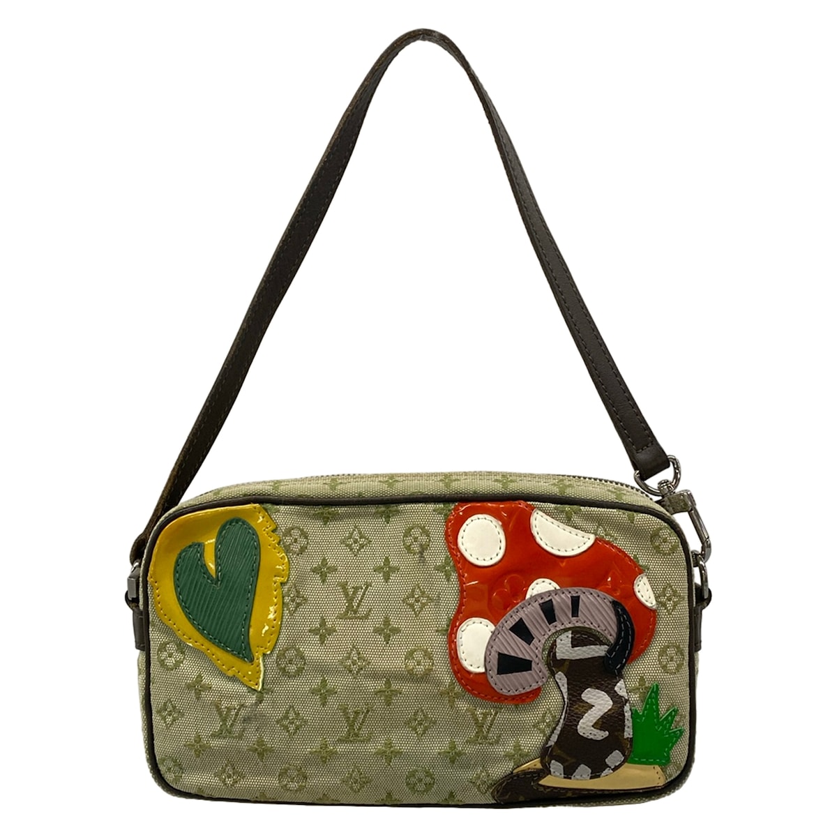 【新着】【中古】LOUIS VUITTON(ルイヴィトン) ポシェット ハンドバッグ カーキ｜ブランディア　店