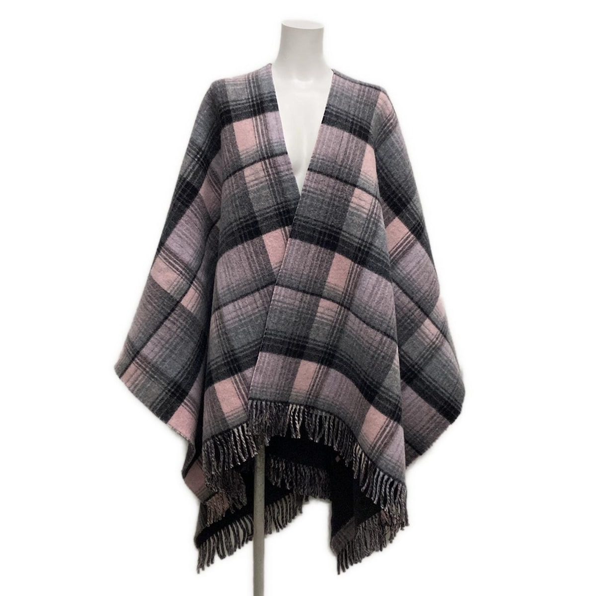 楽天市場】グッチ リバーシブル GG ウール ポンチョ 18AW