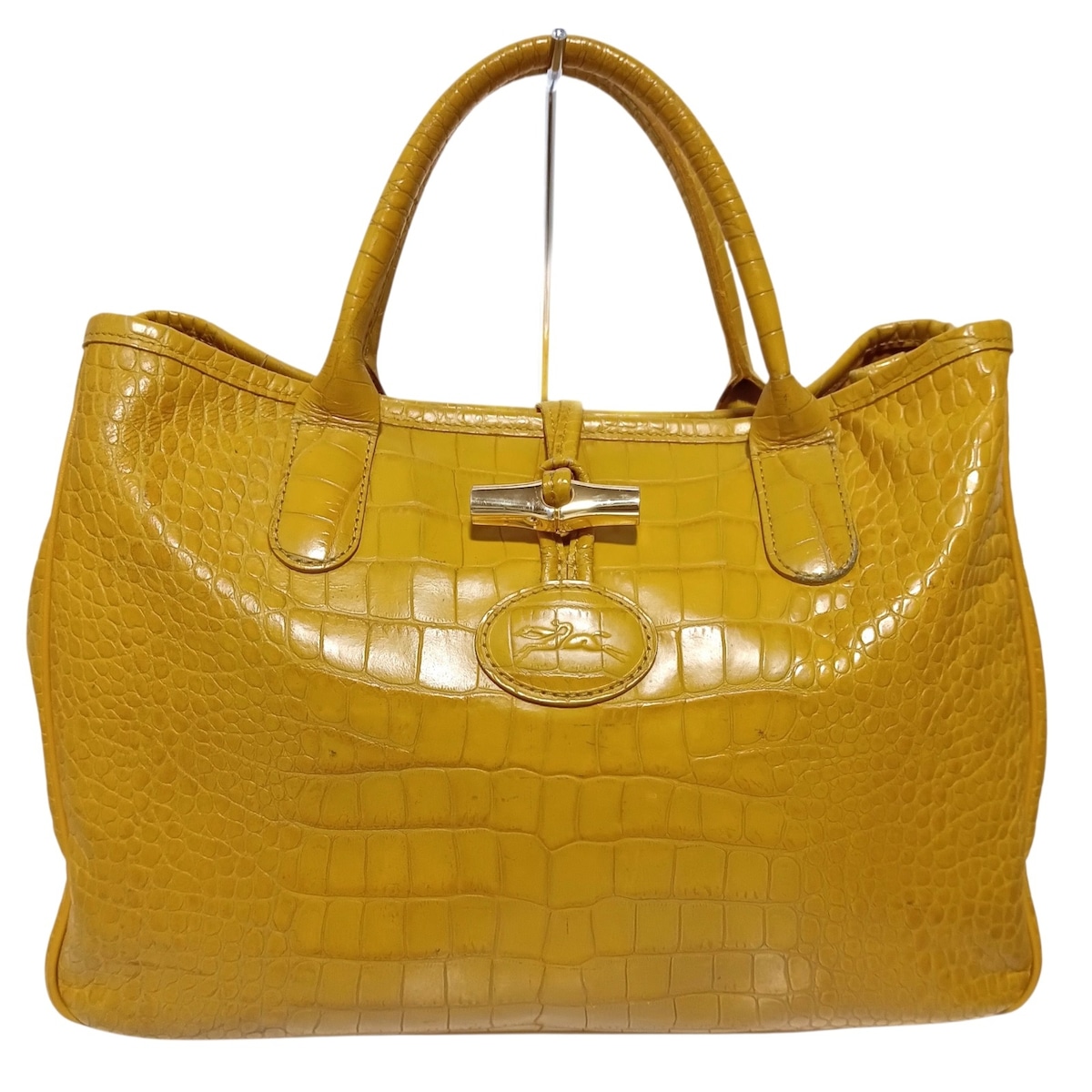 楽天市場】□極美品□ LONGCHAMP ロンシャン ロゾ レザー ハンドバッグ