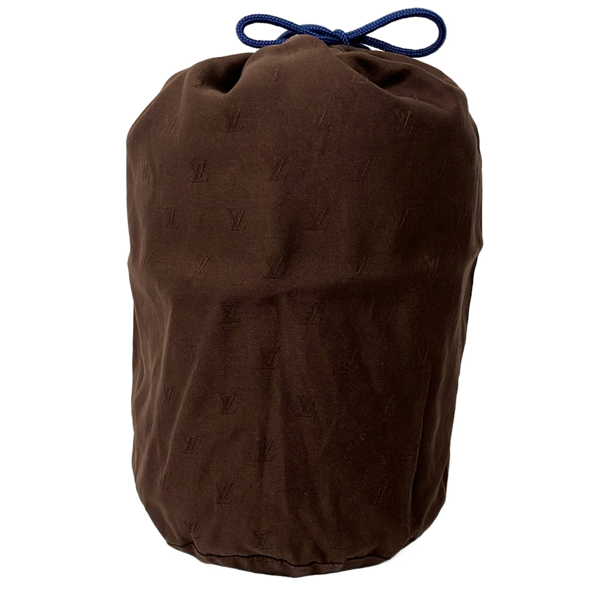 【中古】LOUIS VUITTON(ルイヴィトン) ポッシュ ロンドゥ ポーチ ブラウン コットン｜ブランディア　店 9,683円