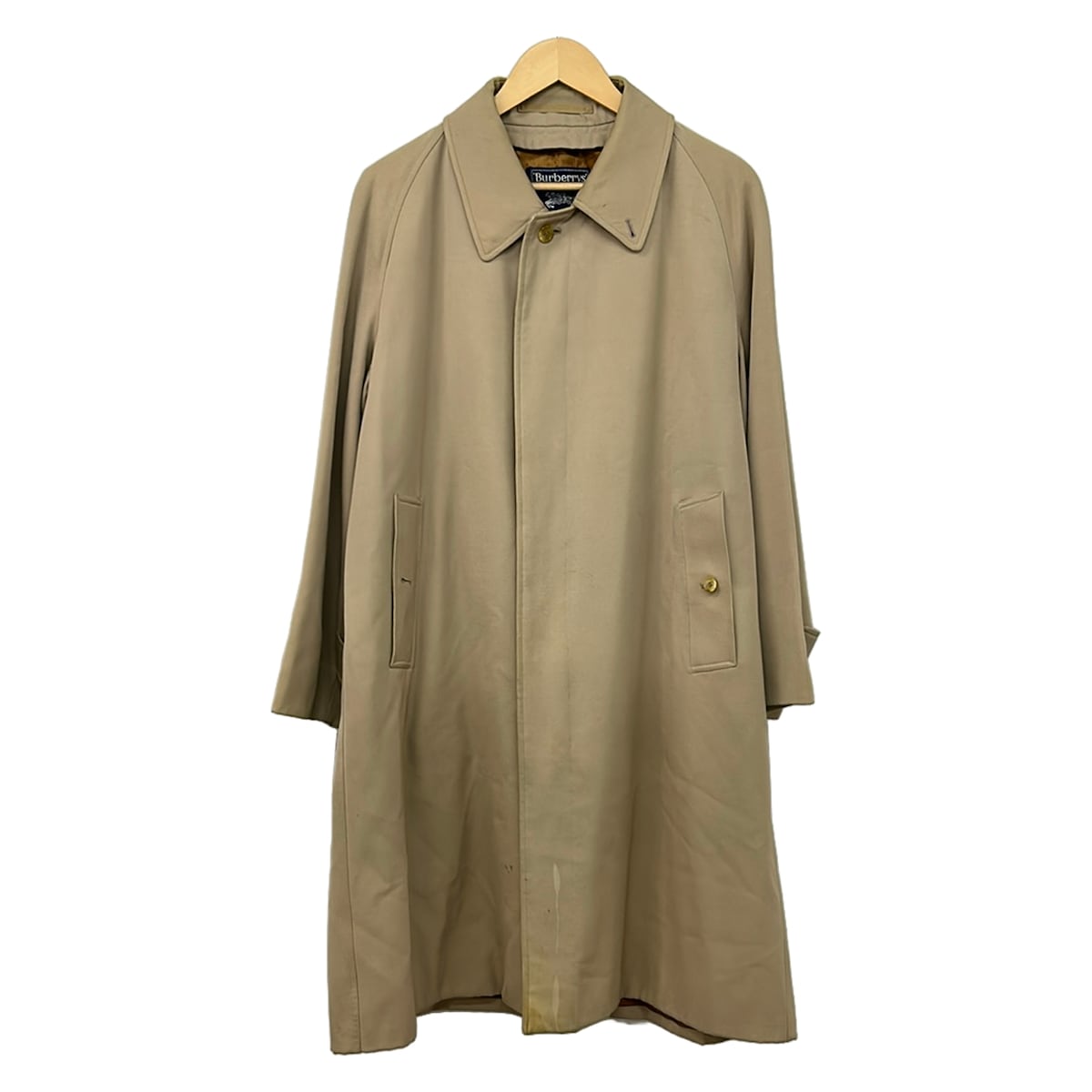 【中古】Burberry\u0027s(バーバリーズ) 厚地の外套 長袖/春/秋/名まえ刺しゅう ベージュ