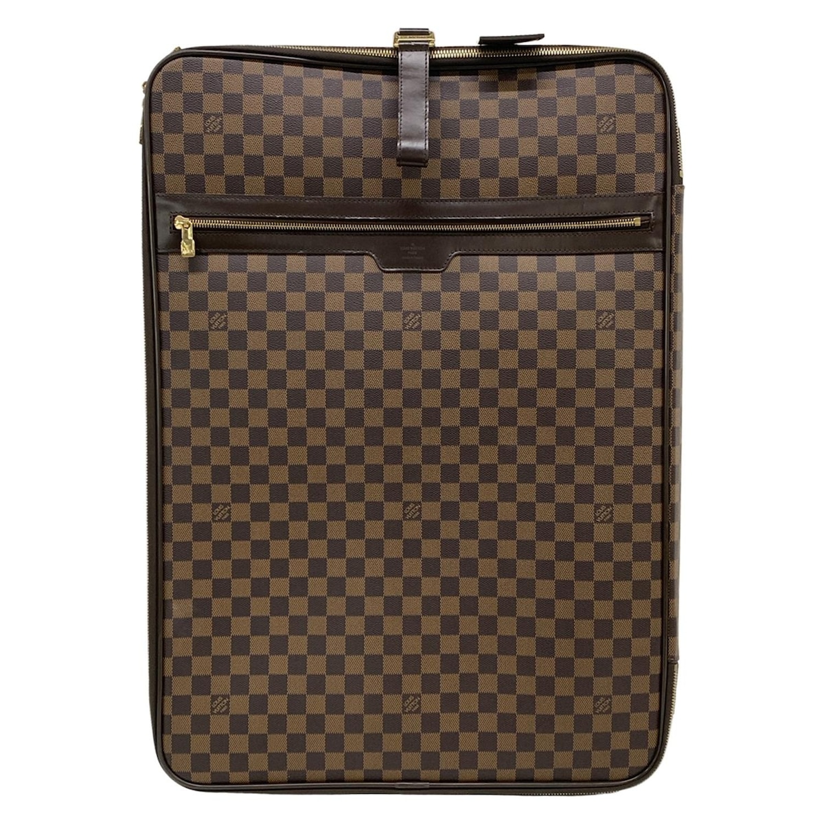 【中古】LOUIS VUITTON(ルイヴィトン) ペ屁っ放り65 キャリーバッグ エベヌ