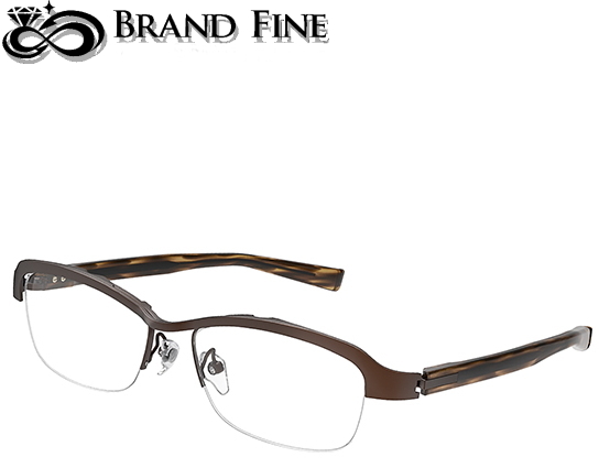 特売 の新品 未使用フォーナインズ999 9眼鏡フレームs 370t 8690 ダークブラウンマット純正ケース付メガネ 人気大好評大割引 の