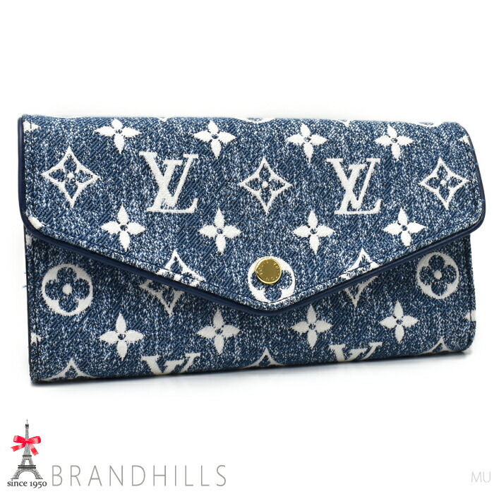 LOUIS VUITTON　ポルトフォイユ　アメリア　デニム　M95511 LOUIS VUITTON ルイヴィトン ポルトフォイユ アメリア 三つ折り
