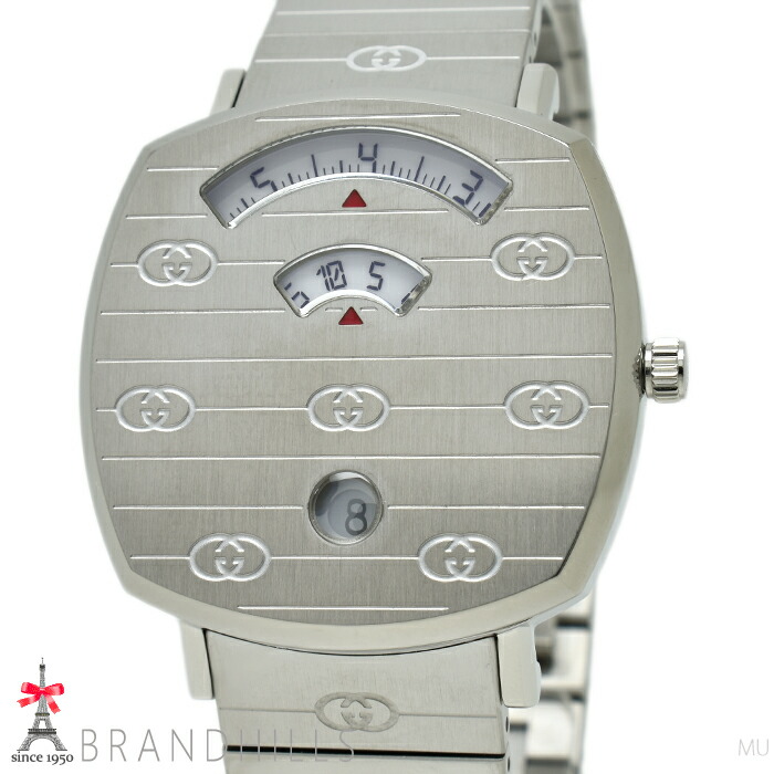 新品 GUCCI GRIP グリップ 35mm クォーツ 腕時計 シルバー 楽天市場】＼10%OFFクーポン☆22日10時まで／ グッチ 時計