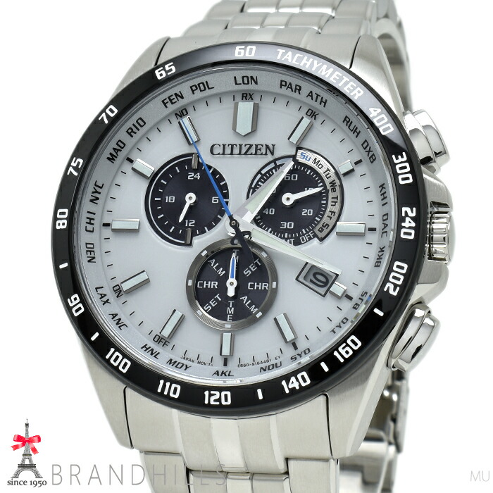 CITIZEN エコドライブ クロノグラフ 時計　E820-S096081 ATTESA（CITIZEN） CITIZEN シチズン アテッサ エコドライブ