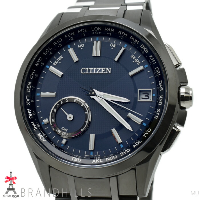 ヤザワくん/美品CITIZENシチズン/H145-T018548/アテッサ アテッサ エコドライブ 腕時計 電波ソーラー H145-T018548