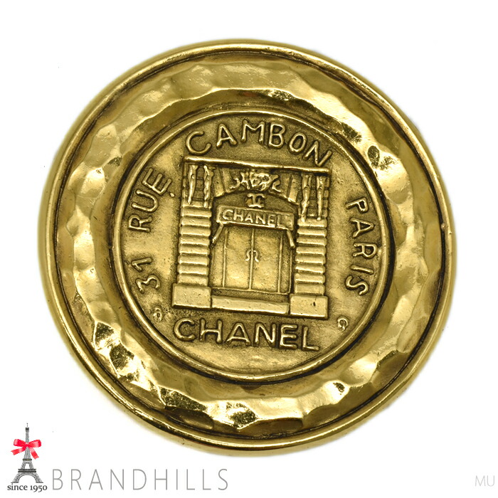 シャネル 31 RUE CAMBON PARIS カンボン ブローチ ゴールド メッキ レディース CHANEL 【中古】 楽天市場】シャネル CHANEL ブローチ 中古 ヴィンテージ カンボン 31