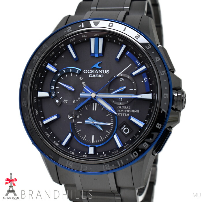 カシオ　オシアナス　腕時計　OCW-G1200　メンズ　電波ソーラー　稼働品 CASIO カシオ OCW-G1200-1AJF オシアナス GPS デイト ソーラー電波