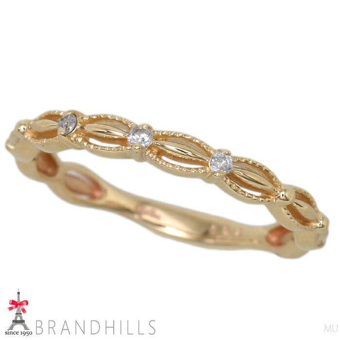 楽天市場】【ギフト品質】アガット agete ピンキーリング 指輪