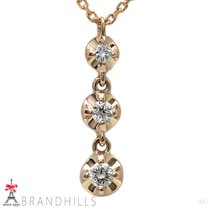 楽天市場】ヴァンドーム青山 ダイヤモンド リュール ネックレス 0.45ct