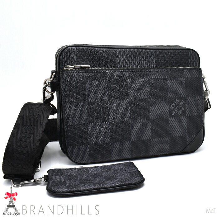 ルイヴィトン トリオメッセンジャー ダミエ 美品 楽天市場】ルイヴィトン ダミエ スクエアード トリオ メッセンジャー