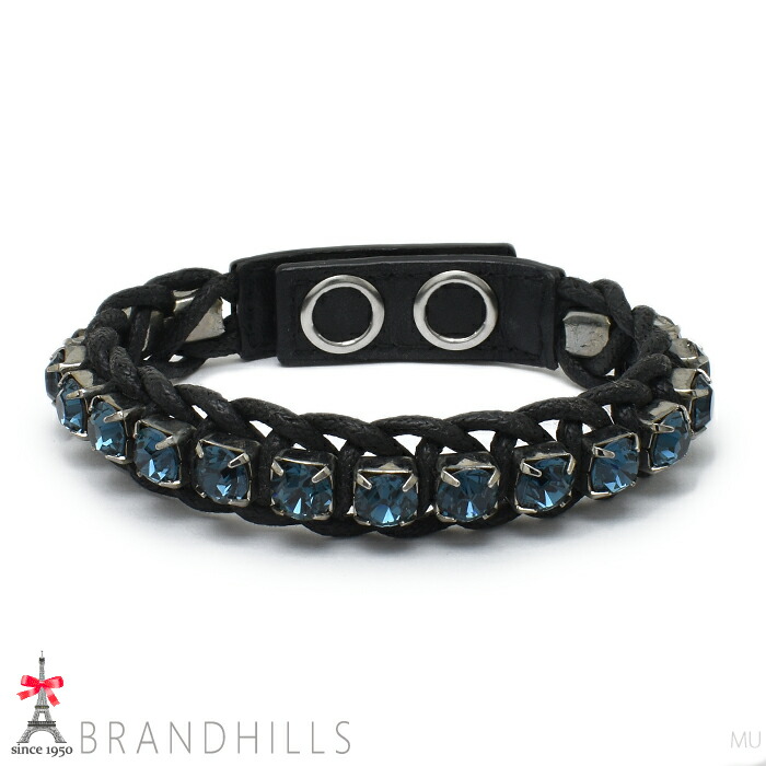 スワロフスキー 楽天市場】SWAROVSKI スワロフスキー レザー ブレスレット ライン