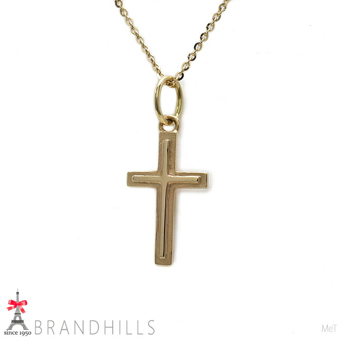 楽天市場】【agete】アガット K18 YG ゴールド プチ クロス ネックレス