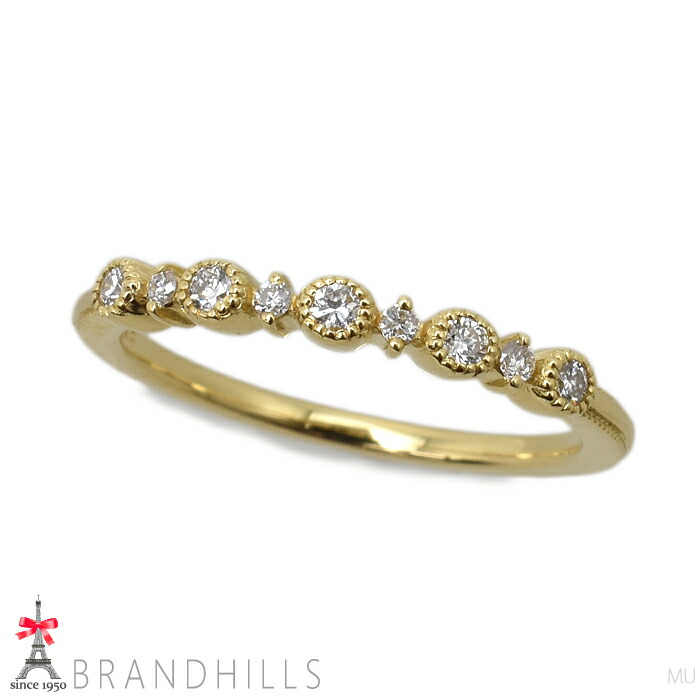 agete（アガット）のK18イエローゴールド agete アガット K18イエローゴールド ダイヤ0.05ct クロスモチーフ