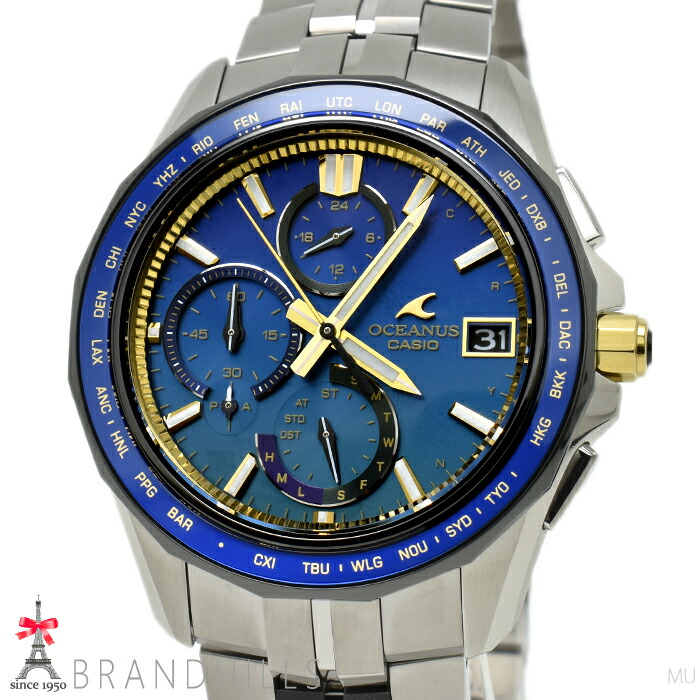 楽天市場】CASIO/カシオ オシアナス マンタ ソーラー電波 メンズ OCW