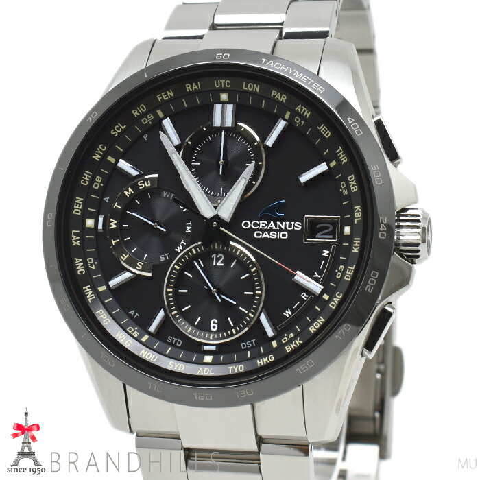 楽天市場】美品 カシオ CASIO オシアナス OCW-T600 メンズ 腕時計 電波
