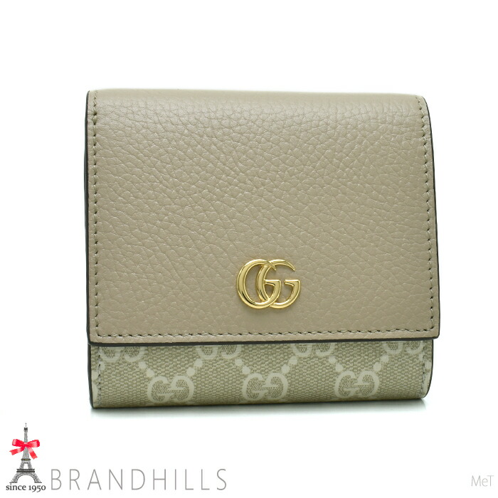 GUCCI グッチ プチマーモント658610 GG柄 コンパクトウォレット 楽天市場】【未使用品】グッチ【GUCCI】658610 GGマーモント 二つ折り