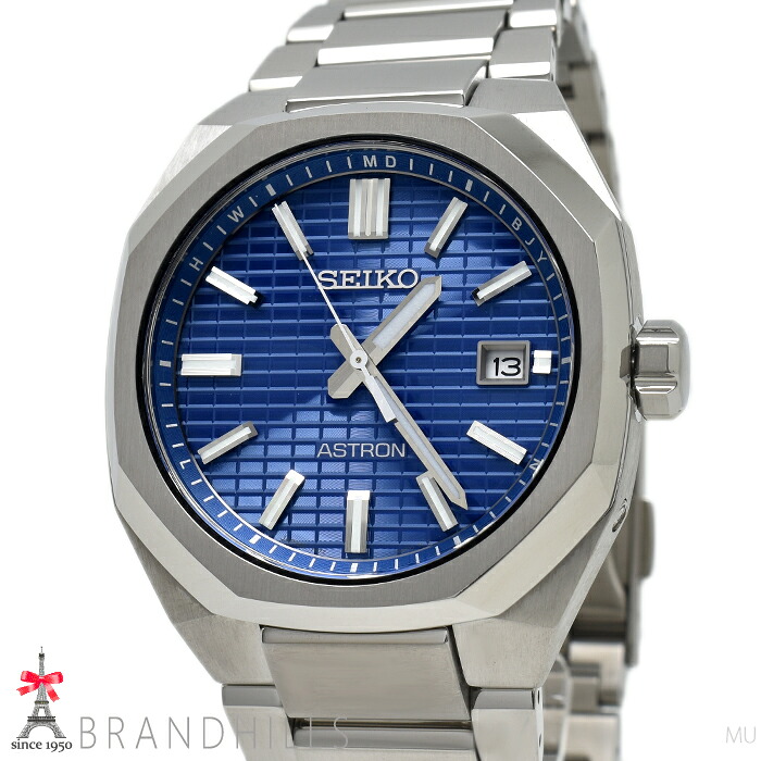 セイコー 腕時計 メンズ アストロン ネクスター ソーラー電波 チタン ブルー文字盤 SBXY061 7B72-0AF0 SEIKO 未使用品 【中古】