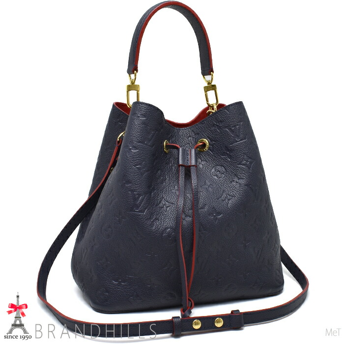 ルイヴィトン ショルダーバッグ レディース ネオノエ モノグラム アンプラント マリーヌルージュ M45306 LOUIS VUITTON 美品 【中古】